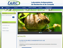 Tablet Screenshot of larc-france.com